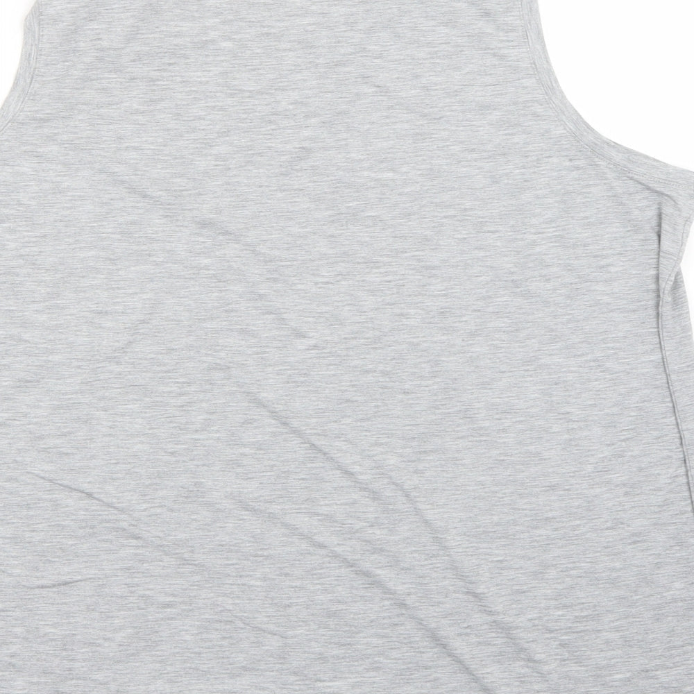 the relaxed Womens Grey   Basic Tank Size 18