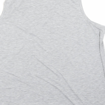 the relaxed Womens Grey   Basic Tank Size 18