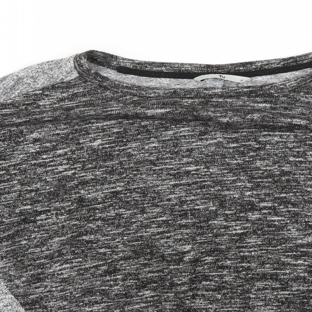 TU Womens Grey   Pullover Jumper Size 10