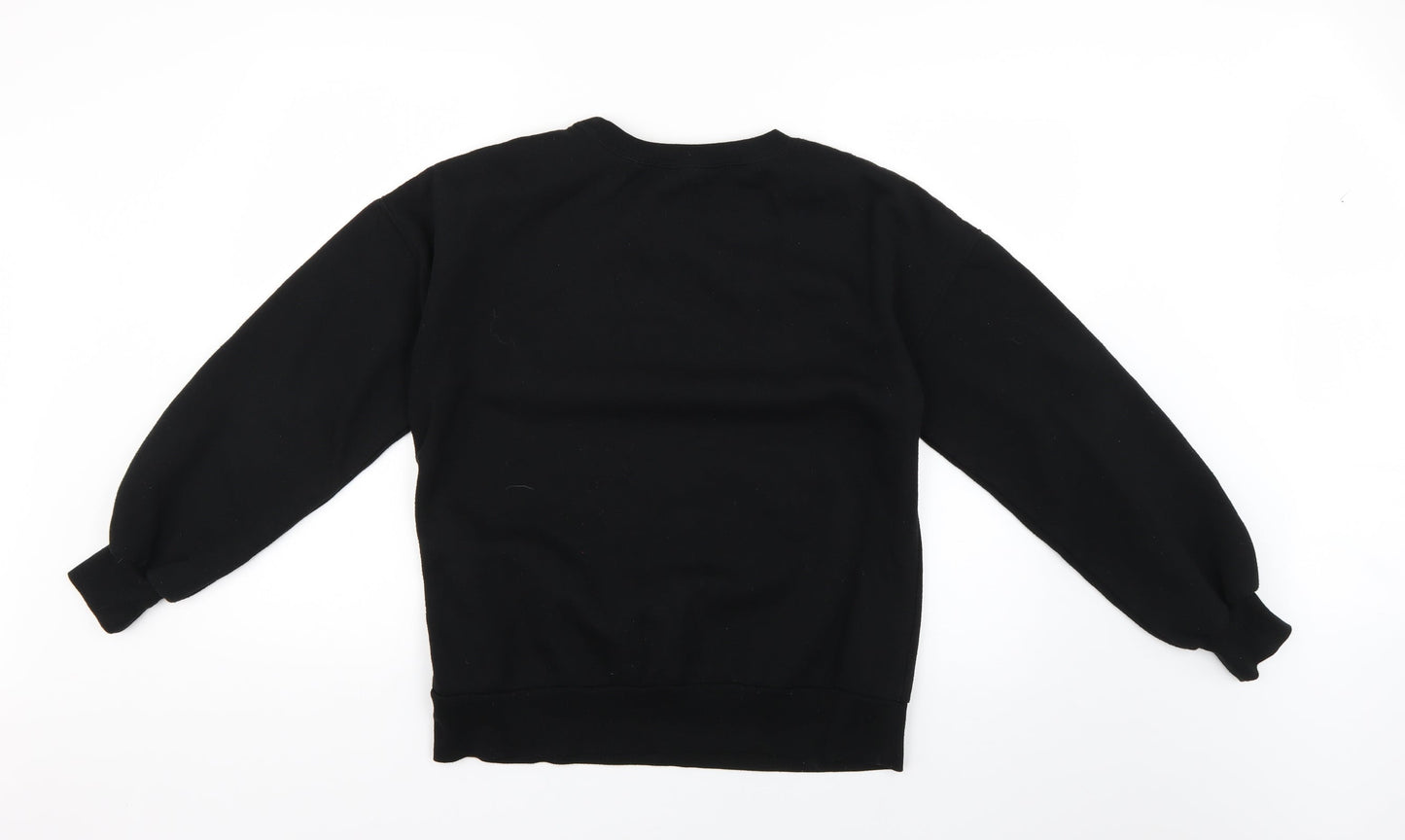 Womens UK Size S New Look Black Pullover Jumper