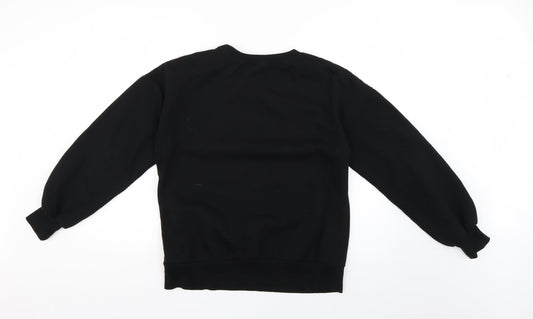 Womens UK Size S New Look Black Pullover Jumper