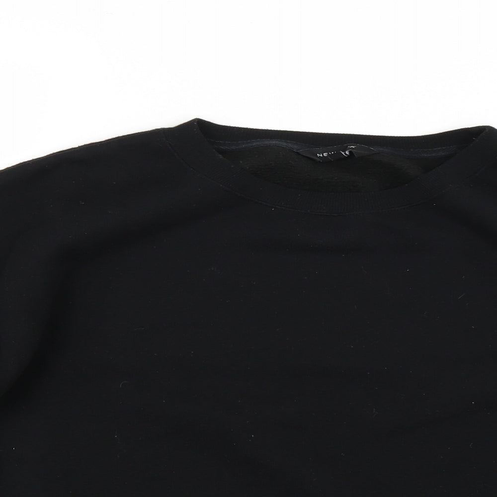 Womens UK Size S New Look Black Pullover Jumper