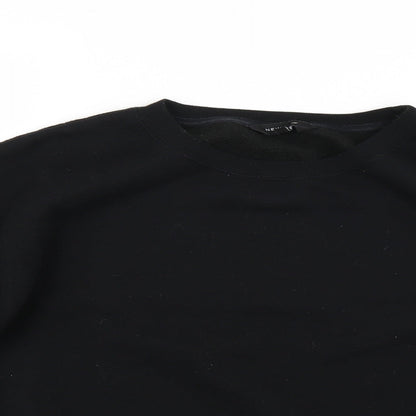 Womens UK Size S New Look Black Pullover Jumper