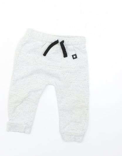 F&F Baby Grey   Cropped Trousers Size 9-12 Months