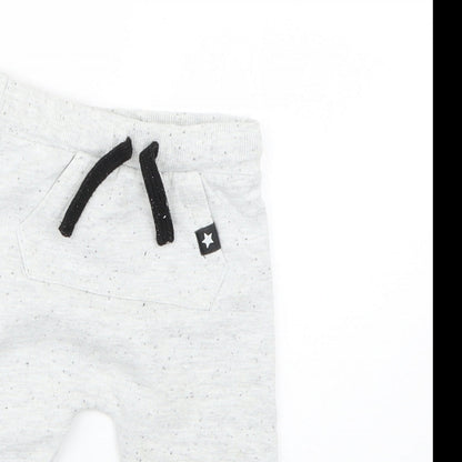 F&F Baby Grey   Cropped Trousers Size 9-12 Months