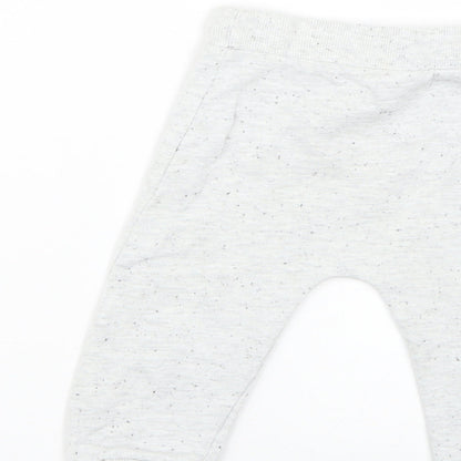 F&F Baby Grey   Cropped Trousers Size 9-12 Months