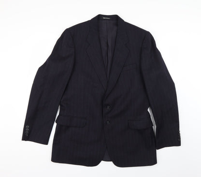 Mens UK Size 34 Preworn Regular Blue Suit Jacket