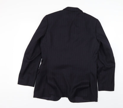 Mens UK Size 34 Preworn Regular Blue Suit Jacket
