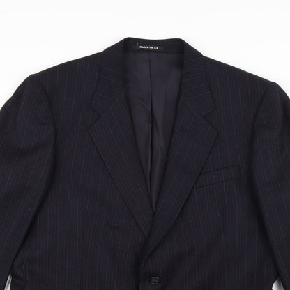 Mens UK Size 34 Preworn Regular Blue Suit Jacket