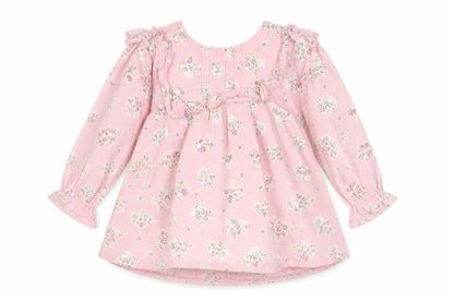 Monsoon Baby Pink Floral  Fit & Flare  Size 6-9 Months
