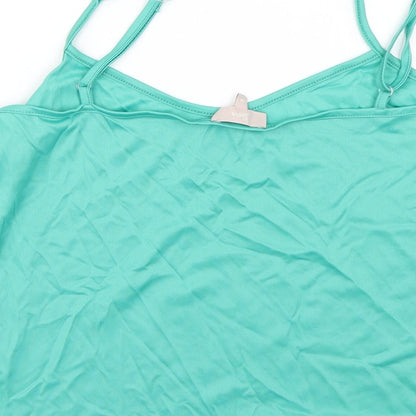 Womens UK Size 16 Matalan Green Basic Blouse