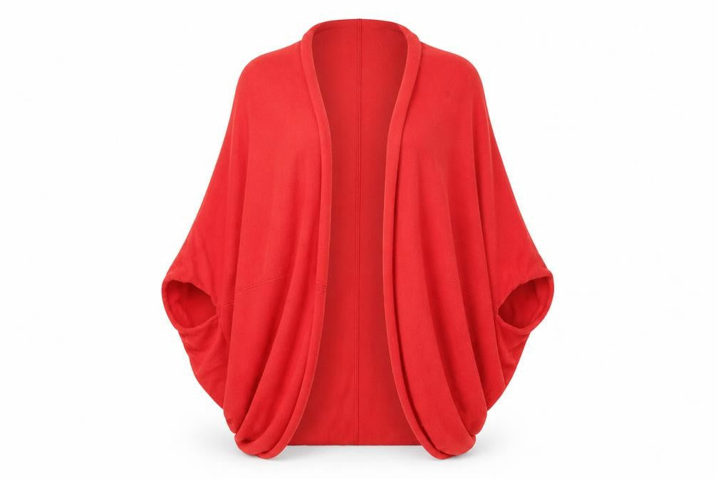 Womens UK Size M lara knit Red Cardigan Jumper