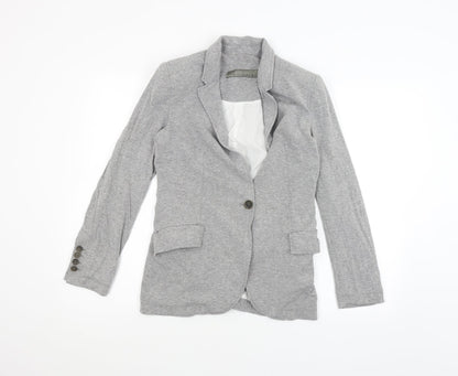 Womens UK Size S Zara Grey Jacket