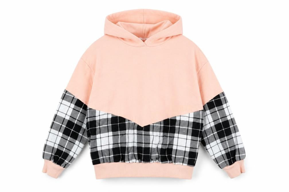 SHEIN Girls Pink   Pullover Hoodie Size 10 Years
