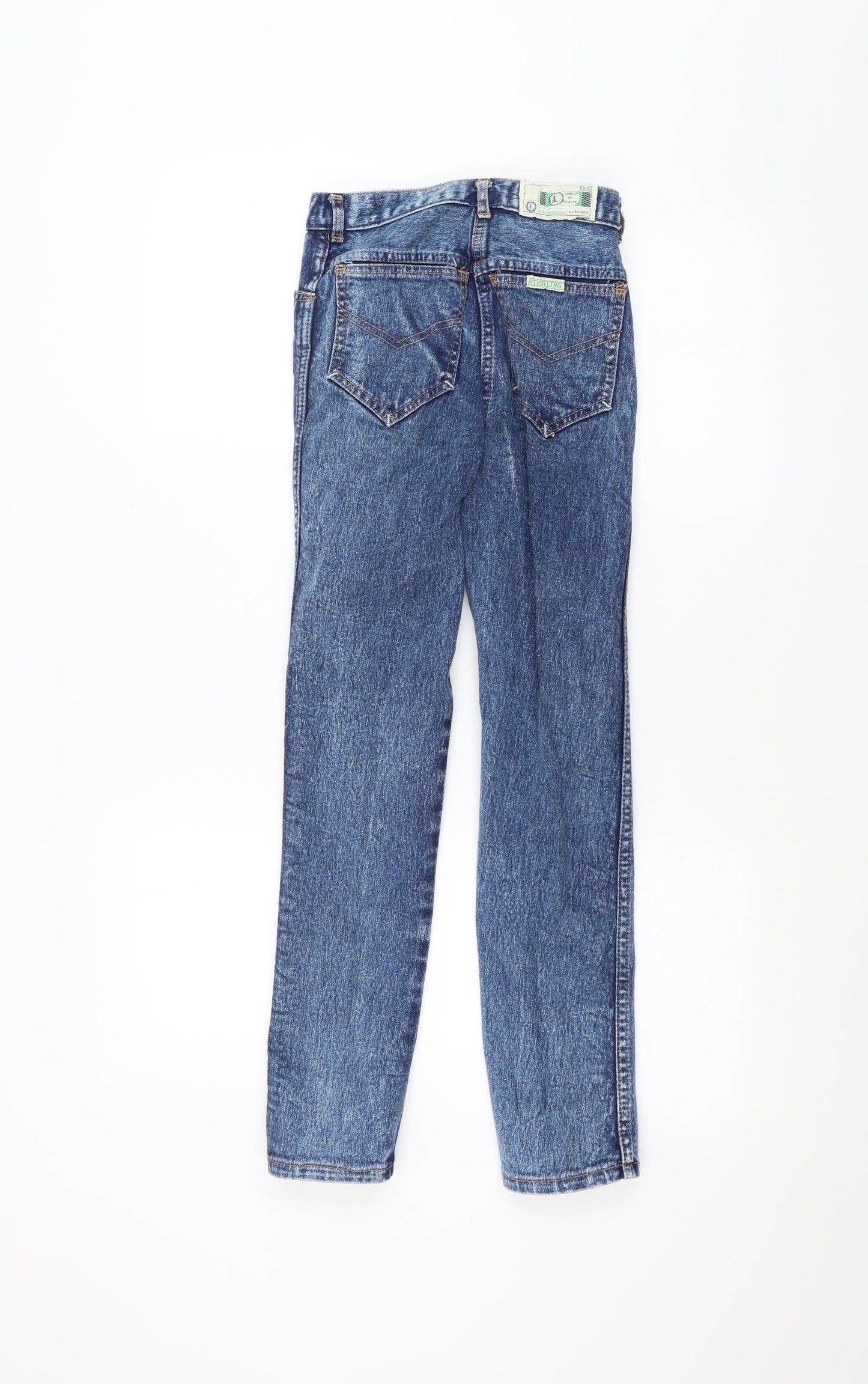 Womens UK Size 24 in Preworn Regular Fit Skinny Blue Jeans