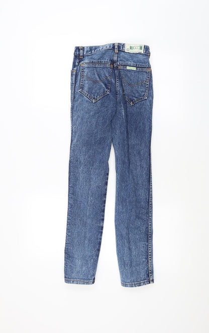 Womens UK Size 24 in Preworn Regular Fit Skinny Blue Jeans