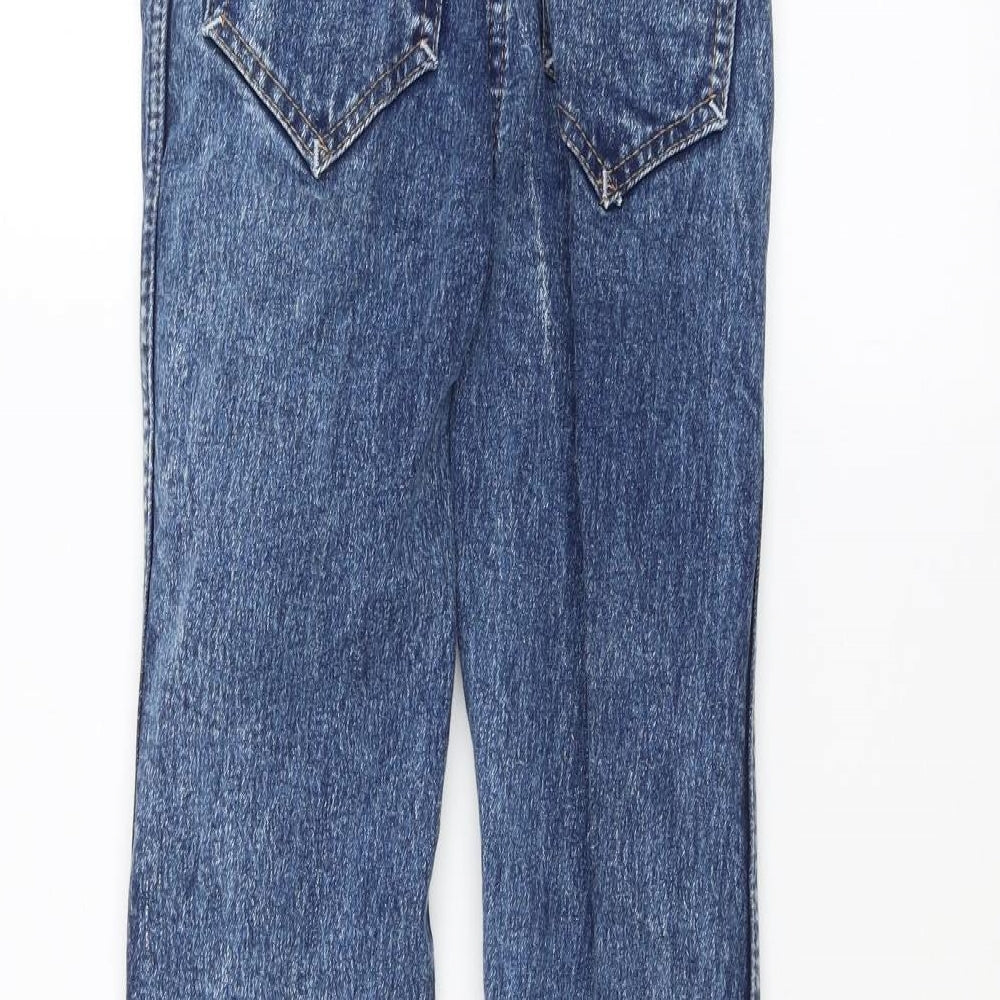 Womens UK Size 24 in Preworn Regular Fit Skinny Blue Jeans