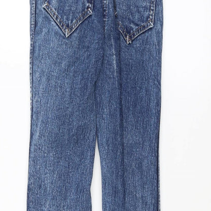Womens UK Size 24 in Preworn Regular Fit Skinny Blue Jeans