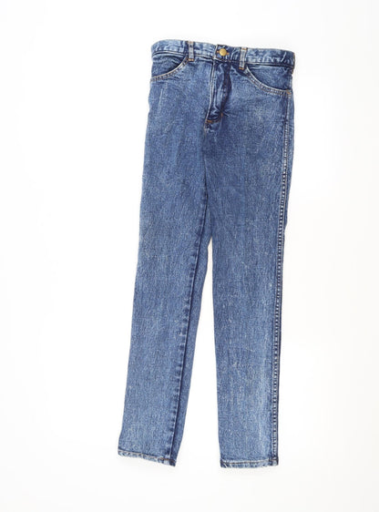 Womens UK Size 24 in Preworn Regular Fit Skinny Blue Jeans