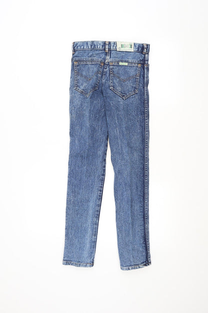 Womens UK Size 24 in Preworn Regular Fit Skinny Blue Jeans