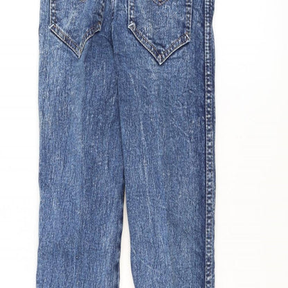 Womens UK Size 24 in Preworn Regular Fit Skinny Blue Jeans