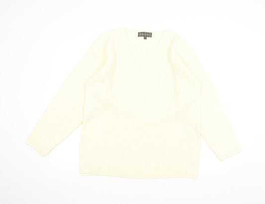 Essentials Womens Beige   Pullover Jumper Size M