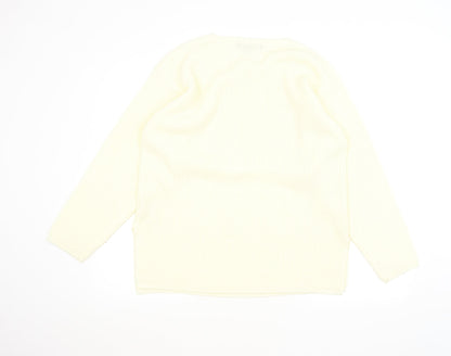 Essentials Womens Beige   Pullover Jumper Size M
