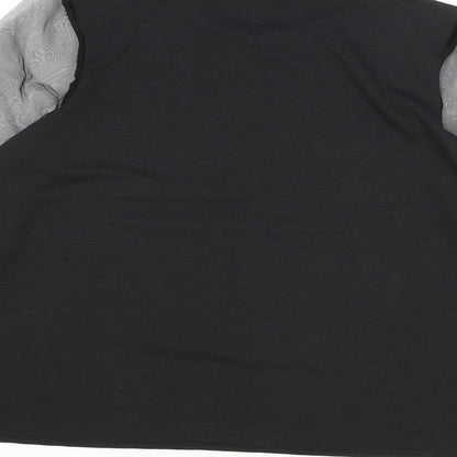 Womens UK Size 6 Boohoo Black Pullover Jumper