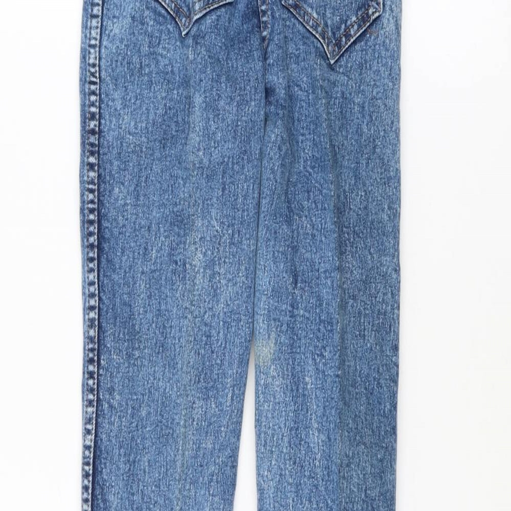 Womens UK Size 24 in Preworn Regular Fit Skinny Blue Jeans