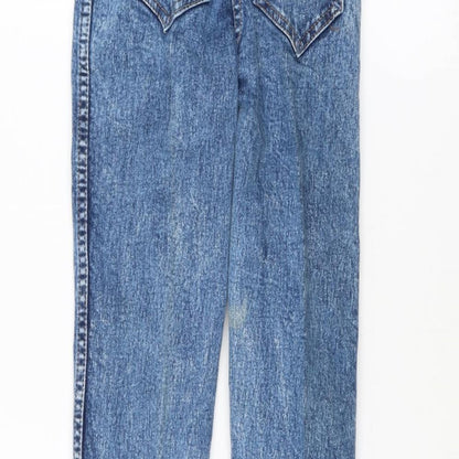 Womens UK Size 24 in Preworn Regular Fit Skinny Blue Jeans