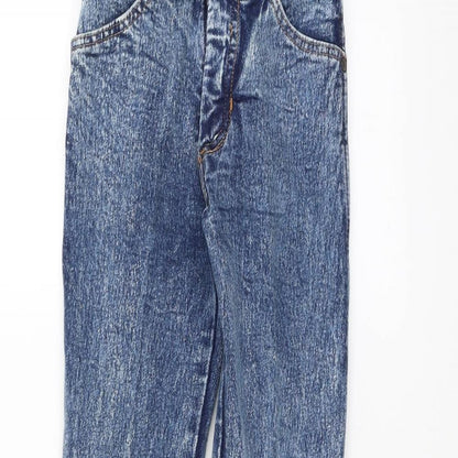 Womens UK Size 24 in Preworn Regular Fit Skinny Blue Jeans
