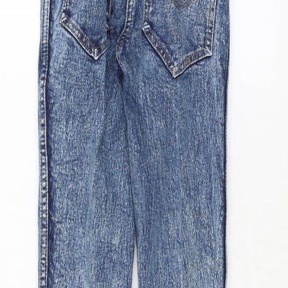 Womens UK Size 24 in Preworn Regular Fit Skinny Blue Jeans