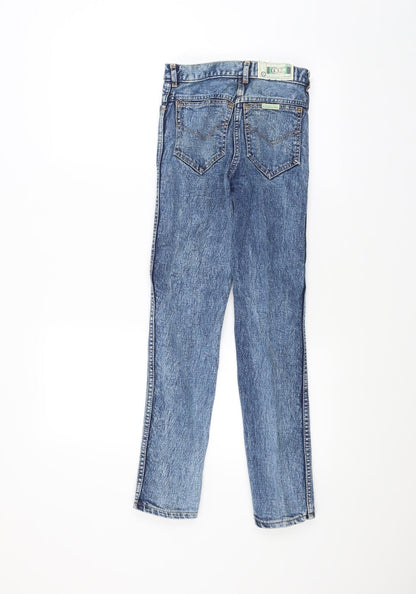 Womens UK Size 24 in Preworn Regular Fit Skinny Blue Jeans