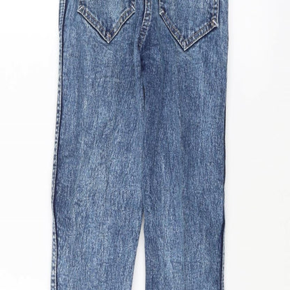 Womens UK Size 24 in Preworn Regular Fit Skinny Blue Jeans