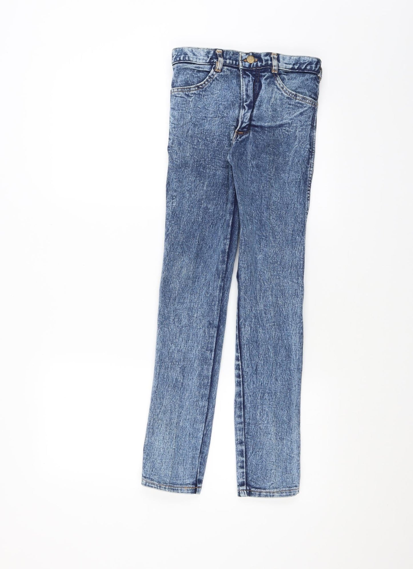 Womens UK Size 24 in Preworn Regular Fit Skinny Blue Jeans