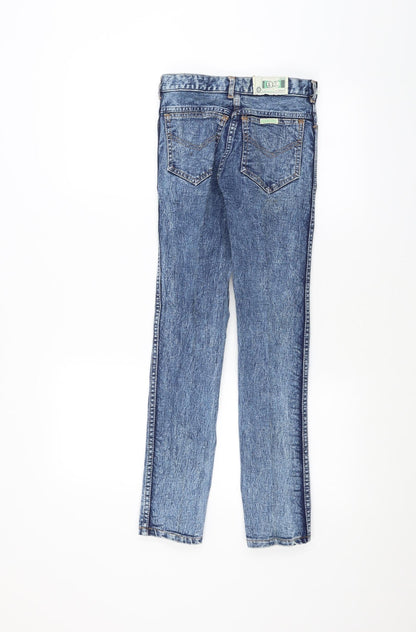 Womens UK Size 24 in Preworn Regular Fit Skinny Blue Jeans