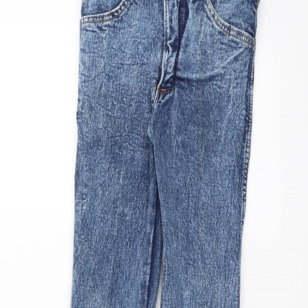 Womens UK Size 24 in Preworn Regular Fit Skinny Blue Jeans