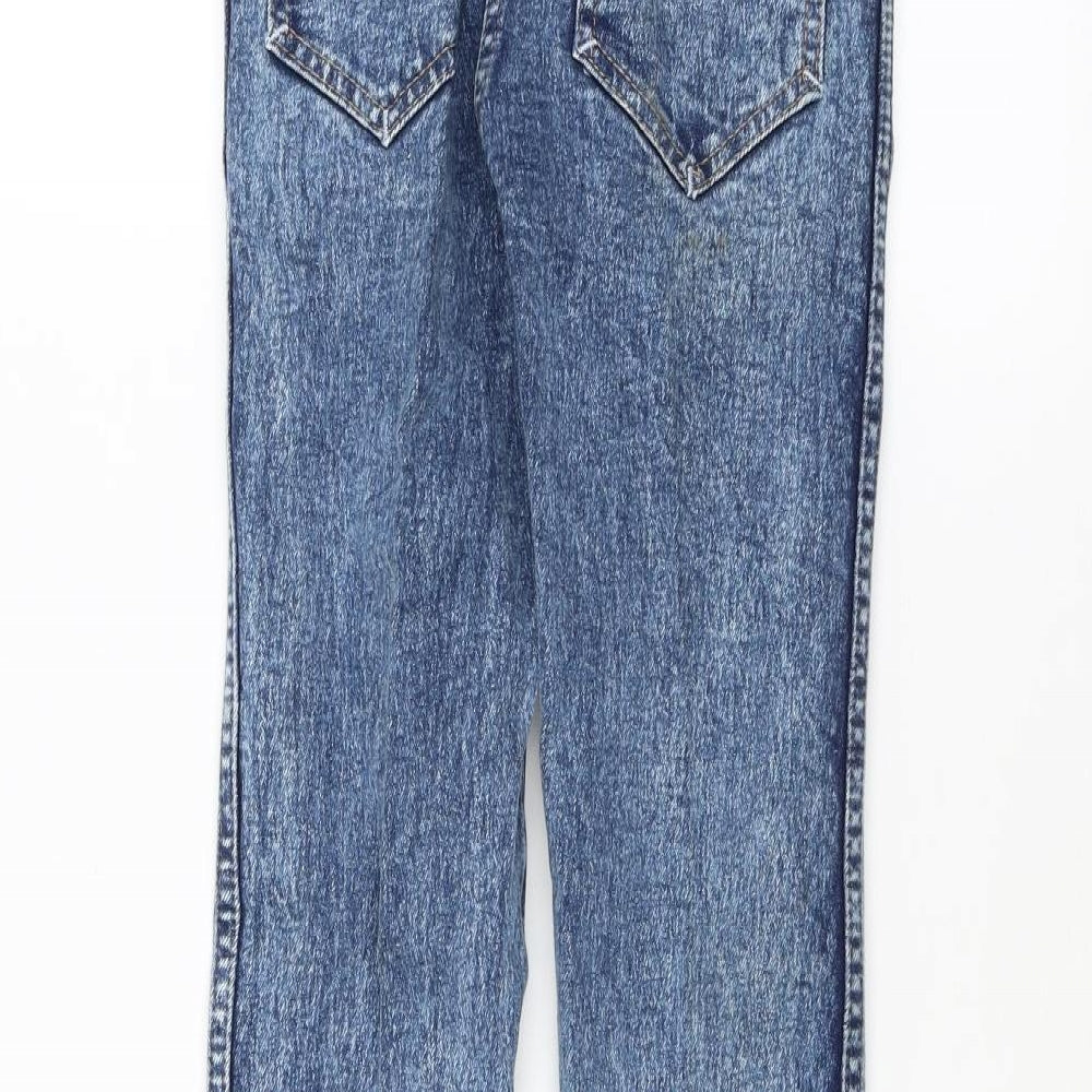 Womens UK Size 24 in Preworn Regular Fit Skinny Blue Jeans