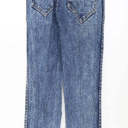 Womens UK Size 24 in Preworn Regular Fit Skinny Blue Jeans