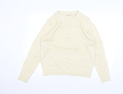 TU Womens Beige   Pullover Jumper Size 14