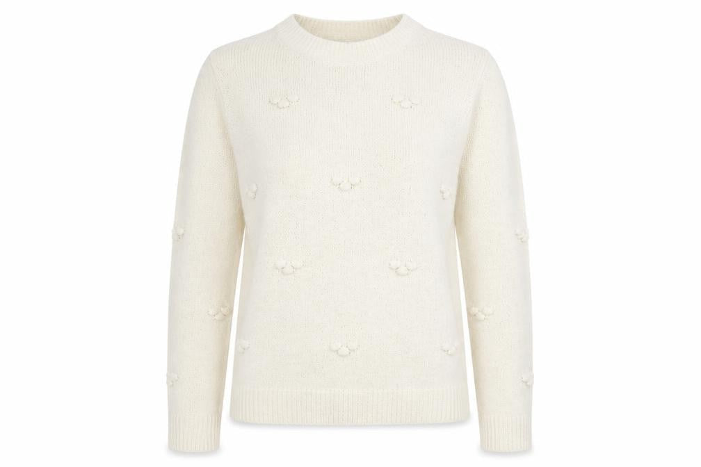 Womens UK Size 14 TU Beige Pullover Jumper