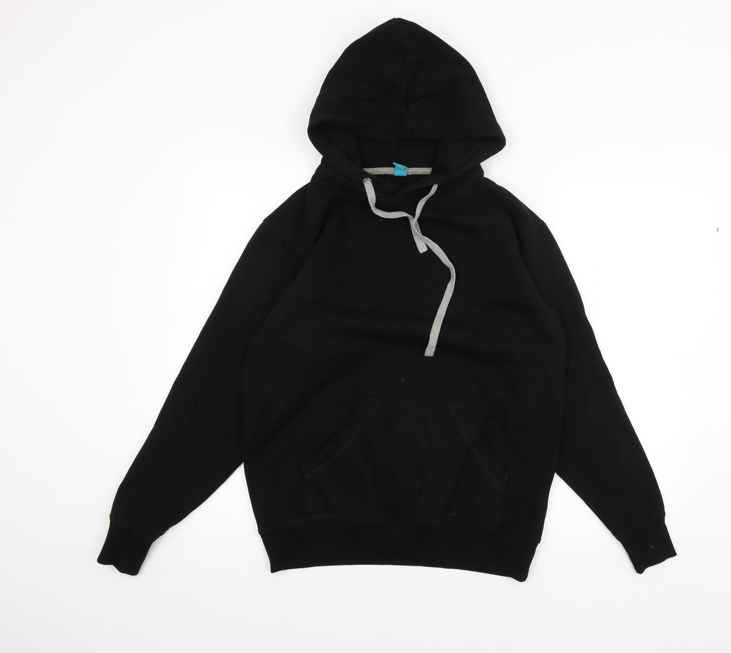 Spreadshirt Mens Black   Pullover Hoodie Size S