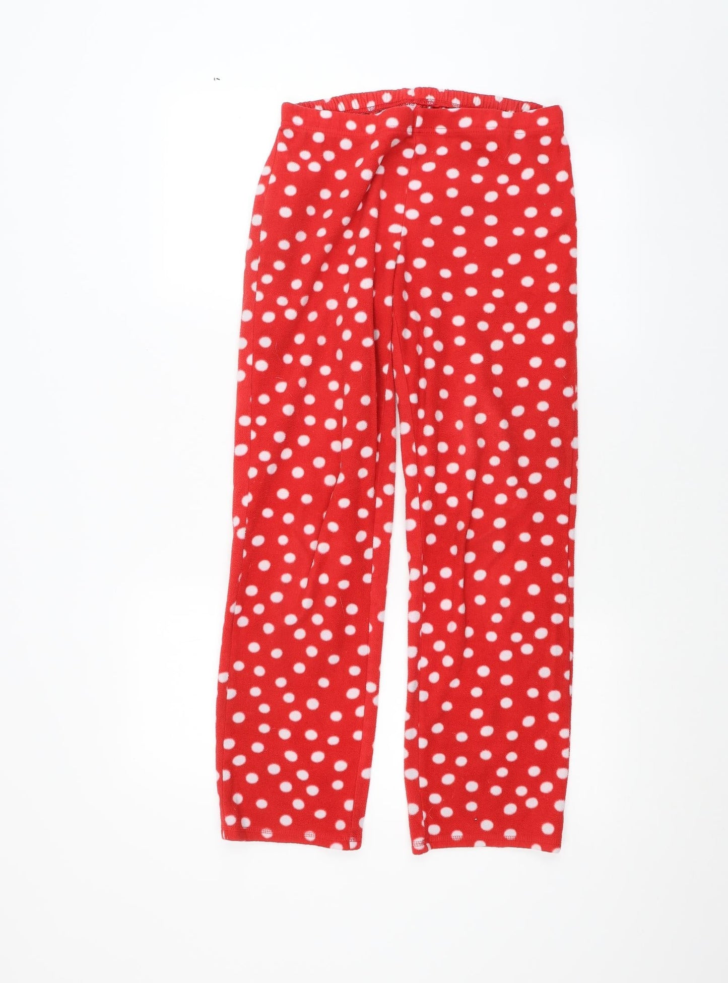 George Womens Red Polka Dot  Sweatpants Trousers Size 8 L25 in