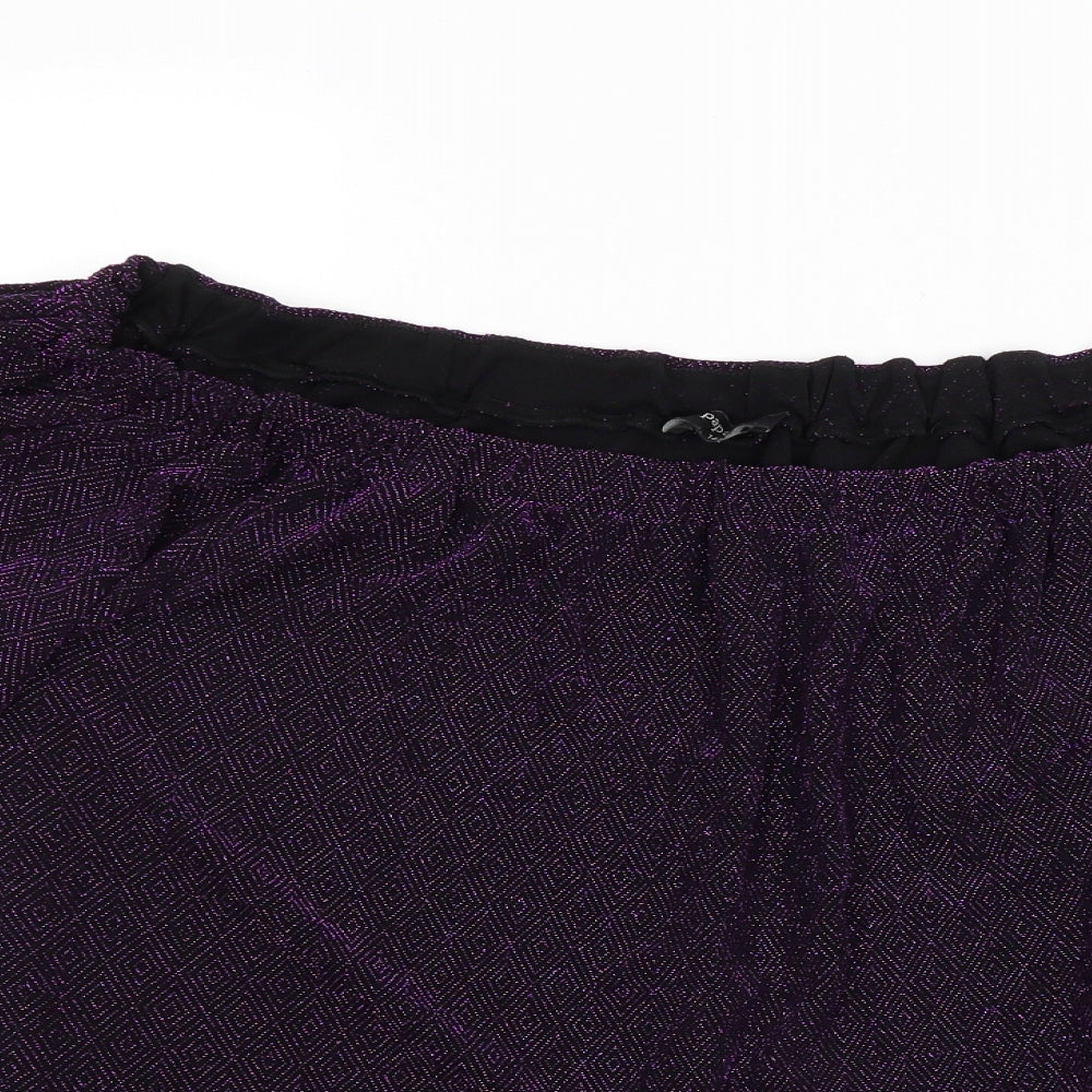 Papaya Womens Black   Basic T-Shirt Size 14