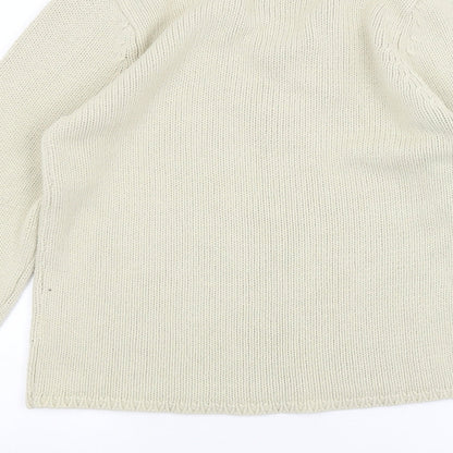 porteaporte Womens White   Pullover Jumper Size L