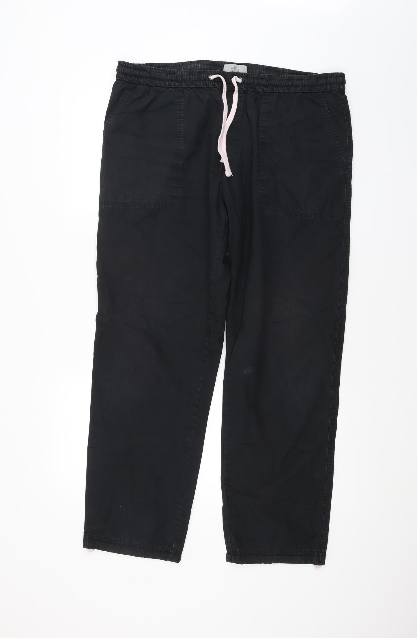 Womens UK Size 41 in Marks and Spencer Regular Fit  Blue Trousers
