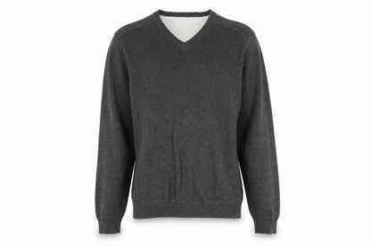 Mens UK Size M Atlantic Bay Grey Pullover Jumper