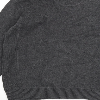 Atlantic Bay Mens Grey   Pullover Jumper Size M