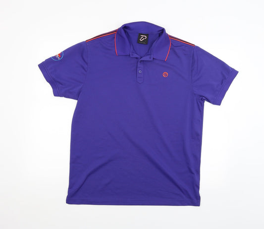 IJP Design Mens Blue    Polo Size M