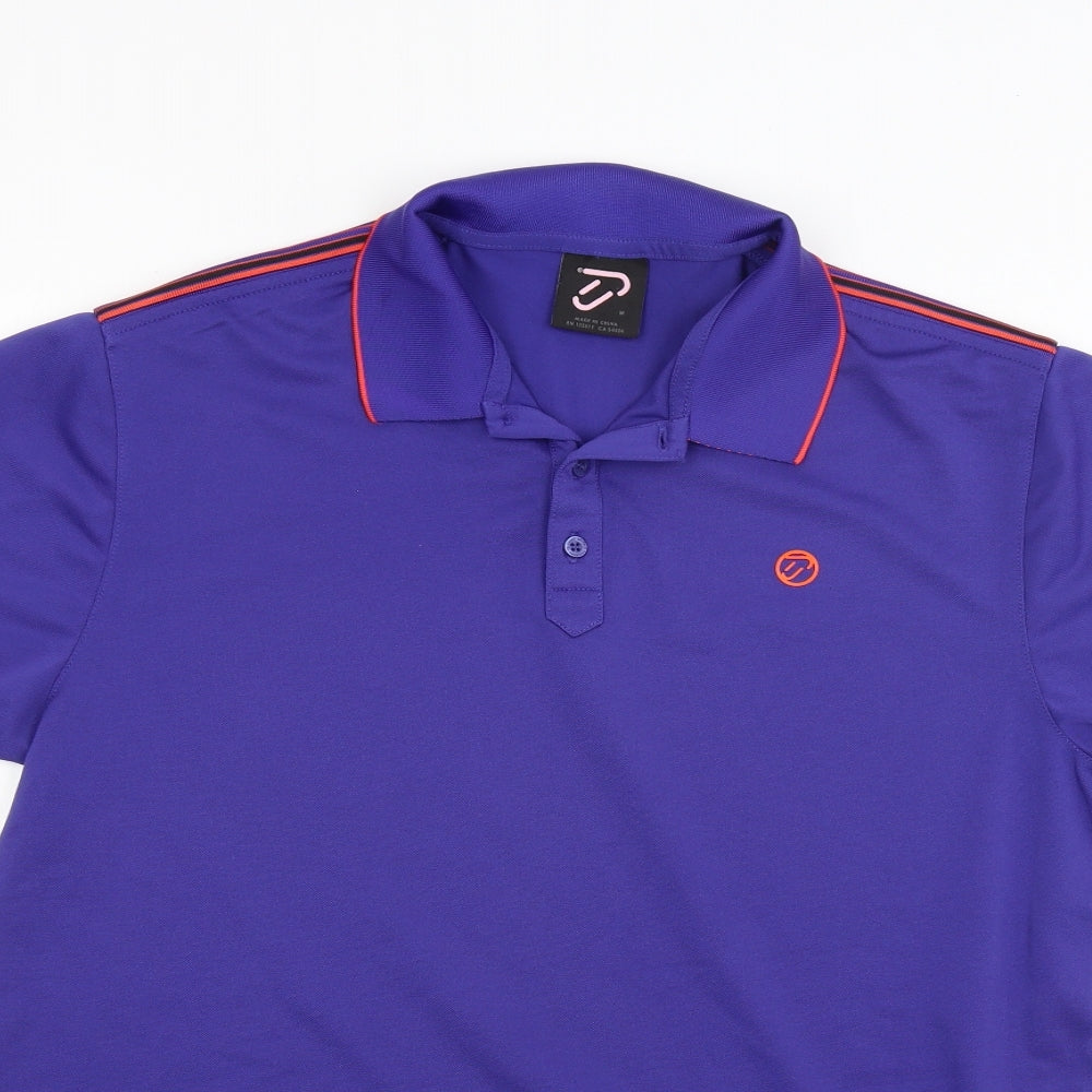 IJP Design Mens Blue    Polo Size M